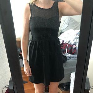 Black babydoll dress